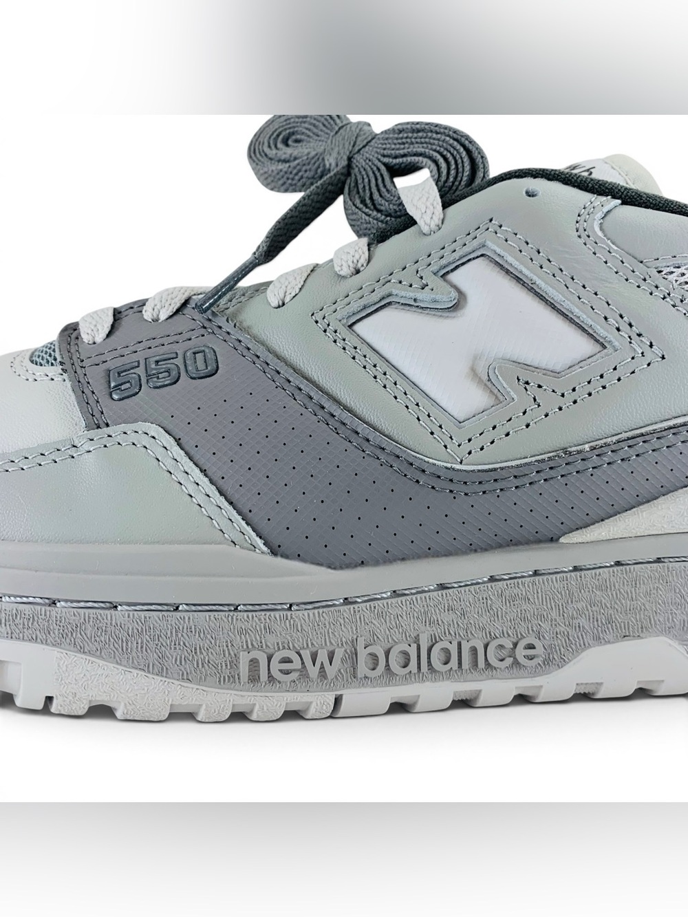 New Balance 550 Cement Castlerock Slate Grey Men Shoes Casual Sneakers BB550UTG - Picture 10 of 10